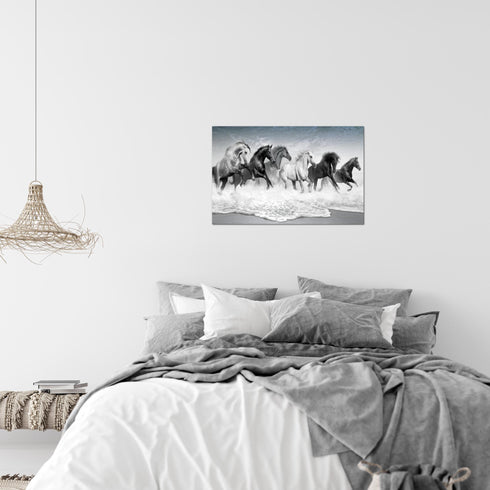 Wandbilder Wohnzimmer XXL Pferde Moderne Bilder Tiere